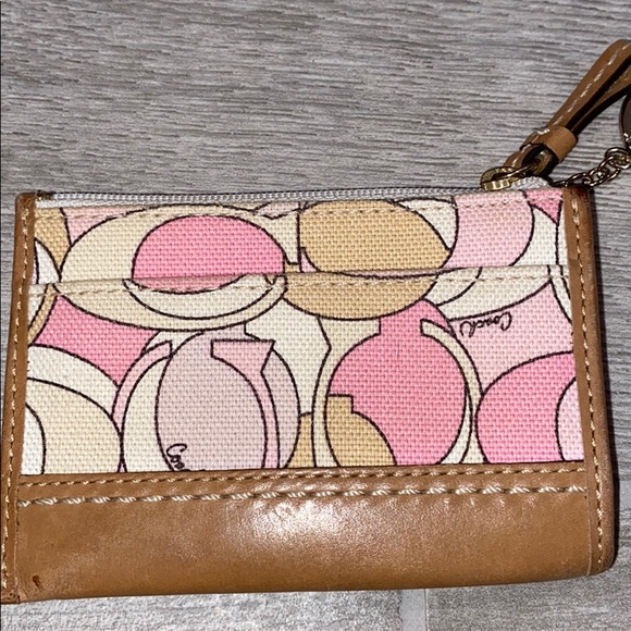 Authentic Coach Card Coin Holder Keychain - Picture 10 of 14